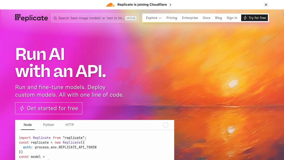 Replicate Joins Cloudflare: A Strategic Bet on Edge AI and Open Models